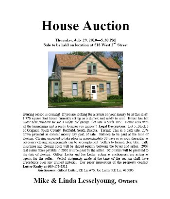 Lesselyoung Auction Bill